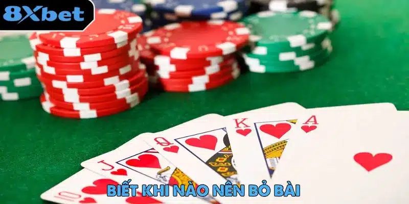 Mẹo chơi Poker hiệu quả nhất cho người mới là biết khi nào nên bỏ bài